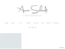 Tablet Screenshot of annaschmidtphotographie.com